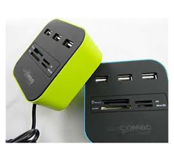 USB 2.0 HUB + Cardreader